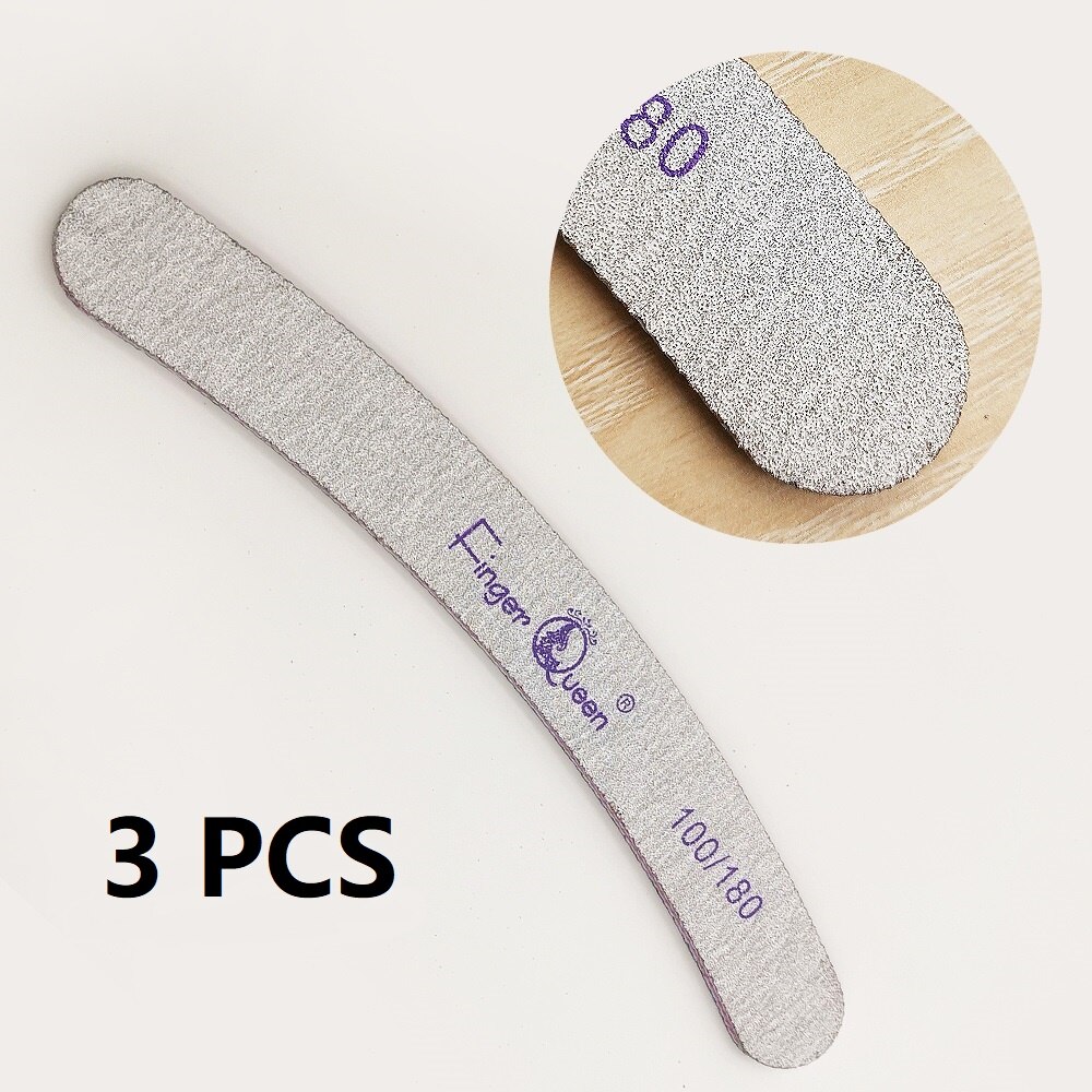 5 Kinds of Shapes Nail Art Nail File Sanding Buffer Files Salon Manicure Tool Salon Manicure Use Tool FA002: 2-3PCS