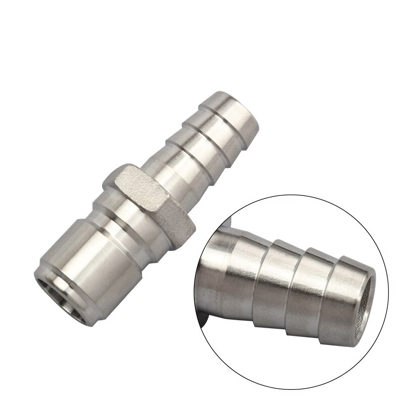 Stainless Male Quick Disconnect Set, Homebrew Fitting, 1/2"Barb, and Retail