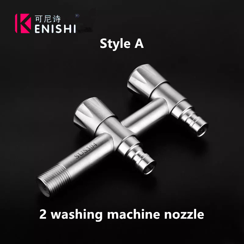 304 stainless steel Washing Machine Faucet double use bibcock Laundry Mop Pool Tap Dual Handles washing machine taps