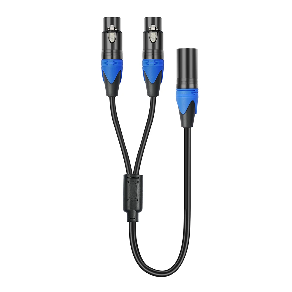 50cm xlr Splitter kabel 1 xlr Buchse zu 2 xlr Stecker xlr y Splitter kabel Mikrofon Splitter kabel für Verstärker mischer: Anderes