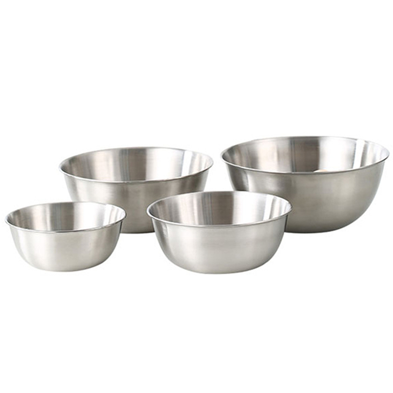 304 Stainless Steel Salad Mixing Bowl Dining Plates Whisk Egg Kitchen Accessories Gadget Baking Tools Soup Tableware
