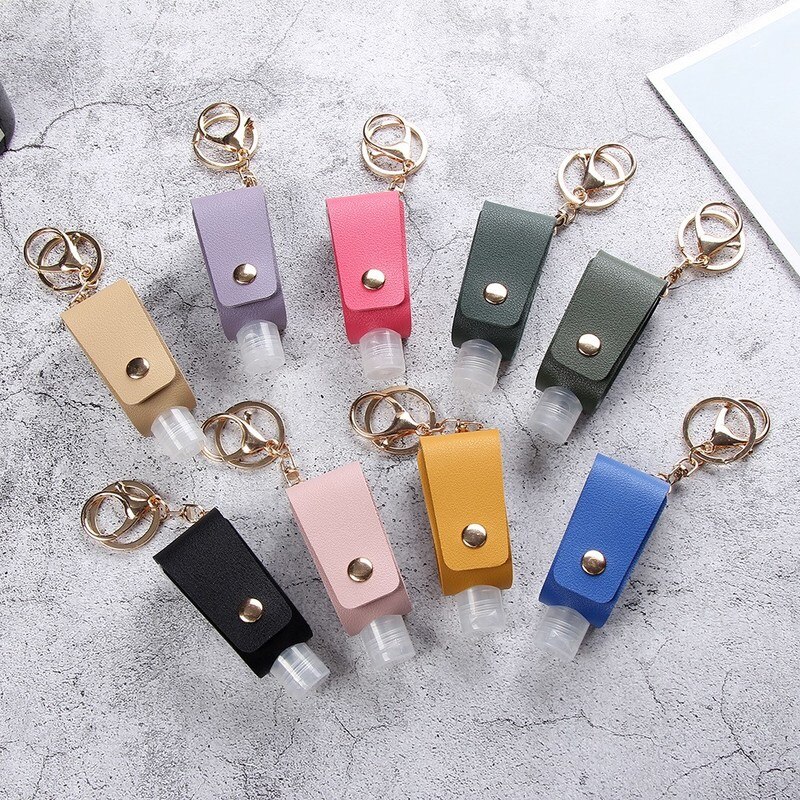 1PC Mini Empty Portable Hand Bottle Keychain Holder Reusable Bottle Hand Washing Gel Storage Bottle with Keychain