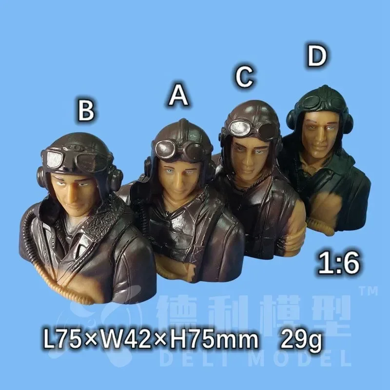 1Pc 1:5 1:6 Speelgoed Bestuurder Mannelijke Model Piloot Voor Rc Vliegtuig Model Accessoires