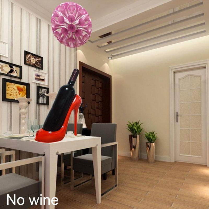 Creatieve Hoge Hakken Wijnrek Schoen Fles Houder Opslag Bruiloft Decoratie Ornamenten Decor Keuken Festival Party Z9G5