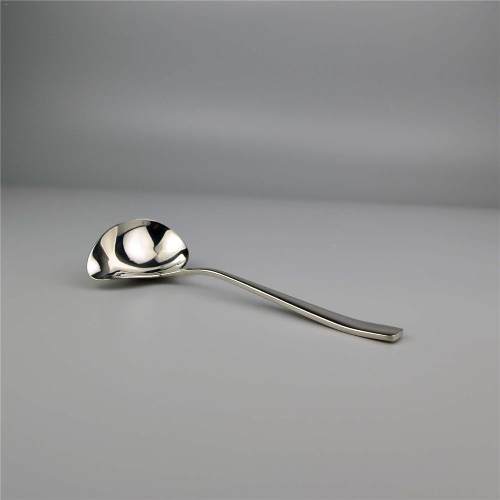1pc Stainless Steel soup sauce spoon small Silver coffee cake Spoons Delicate Cutlery Kitchen Tools Soup Ladle