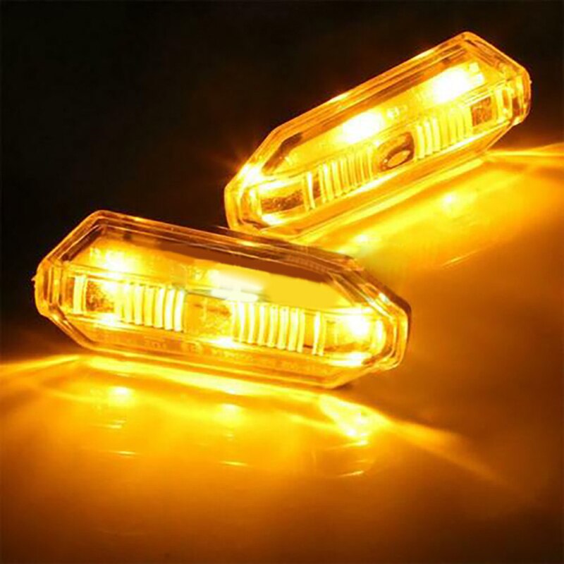 Universal motorcykel led blinklys  e13 mark blinklys blink blinklys blink universal  m10 bolt 2/4 stk sæt