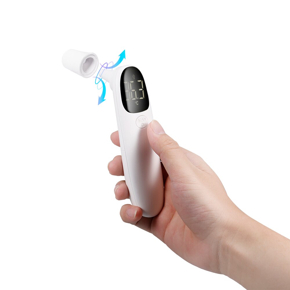 Handheld Electronic Thermometer Portable Forehead Thermometer Ear Thermometer High Precision Non-contact Infrared Thermometer
