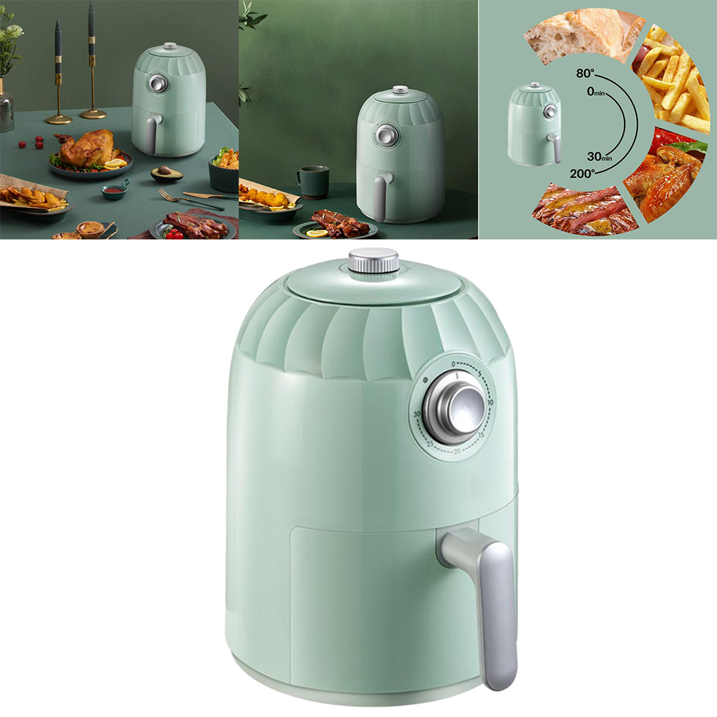 2L Home Air Fryer No Oil Intelligent Kitchen Electric Fryer French Fries Machine Timer Setting &amp; Temperature Control