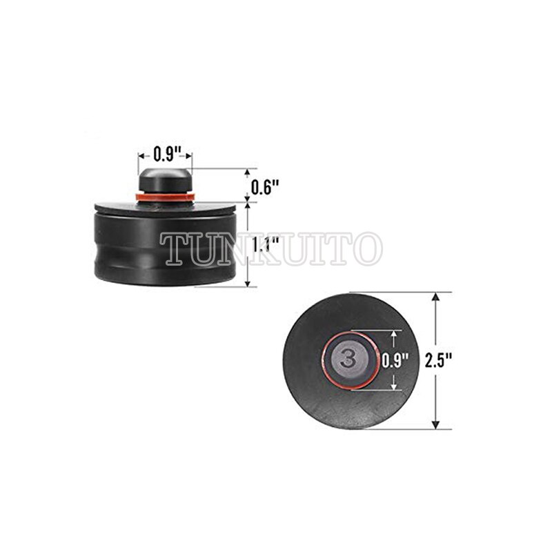 4 Stuks Voor Tesla Model 3 Jack Lift Punt Kussen Adapter Jack Kussen Tool Chassis Jack En Lifting Apparatuur Auto styling Toegang