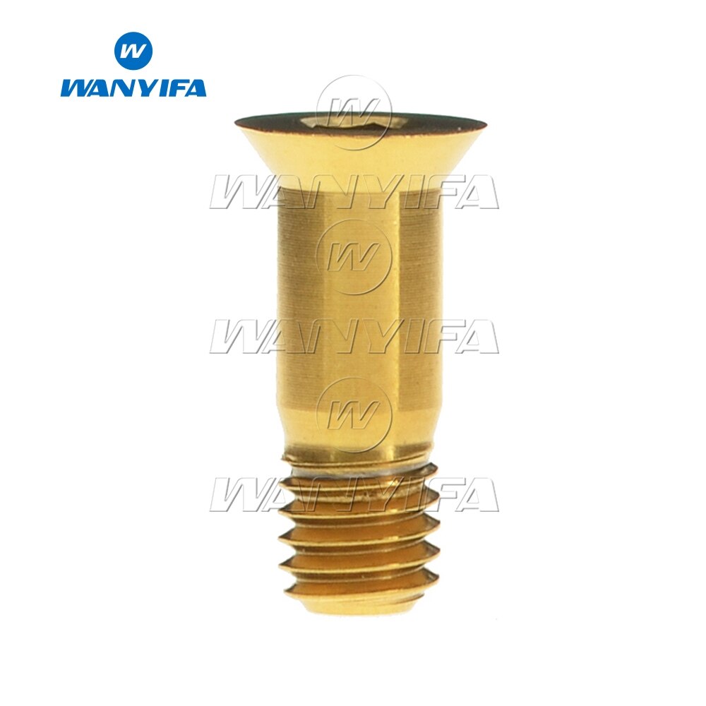 Wanyifa M5X14.5mm Cycling Bicycle Titanium Ti Rear Derailleur Jockey Wheel Bolts MTB Bike Riding Guide Roller Bolt Screw