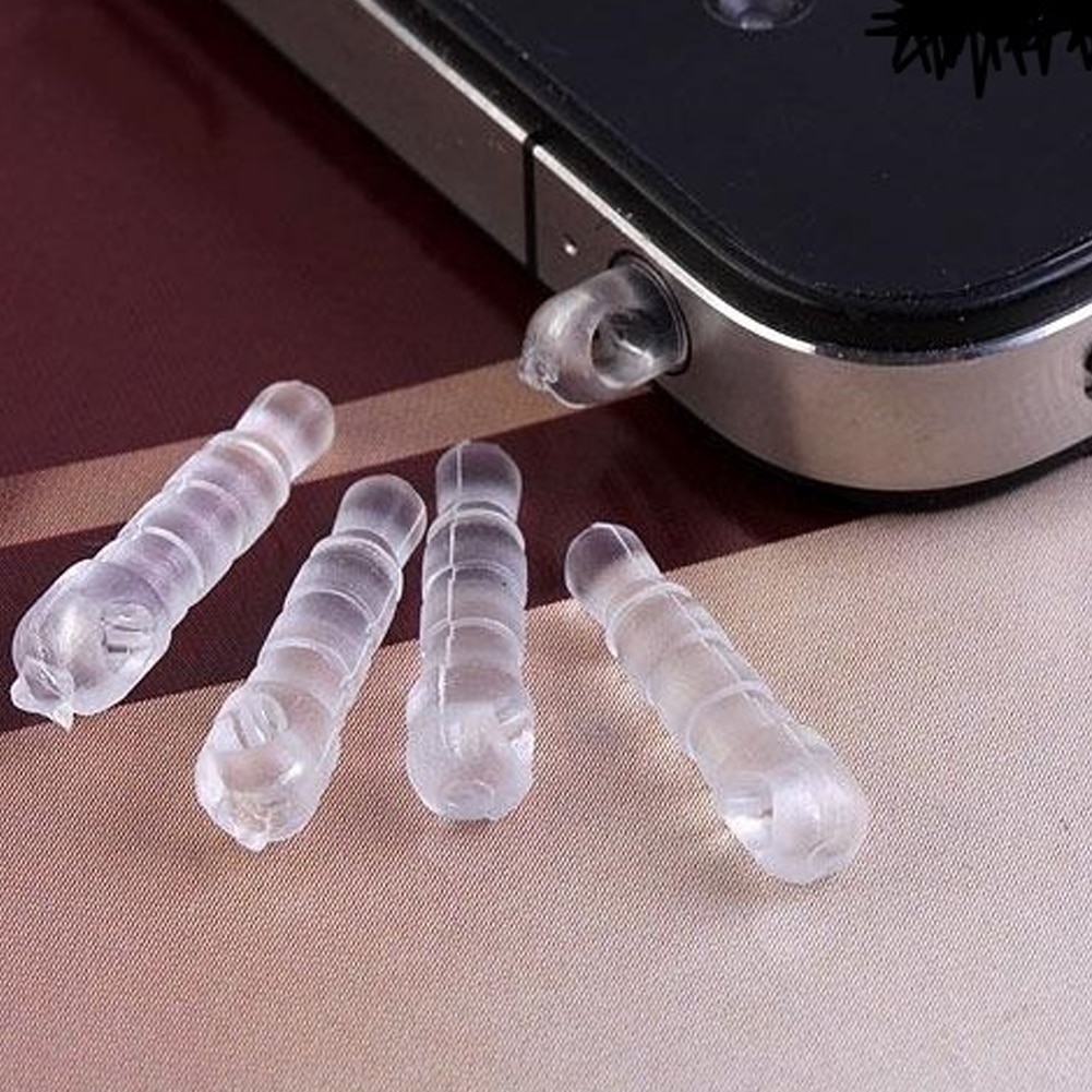 100 pçs x 3.5mm silicone fone de ouvido à prova de poeira plug para android fones de ouvido linha dados plugue poeira telefone poeira plug fones de ouvido plug