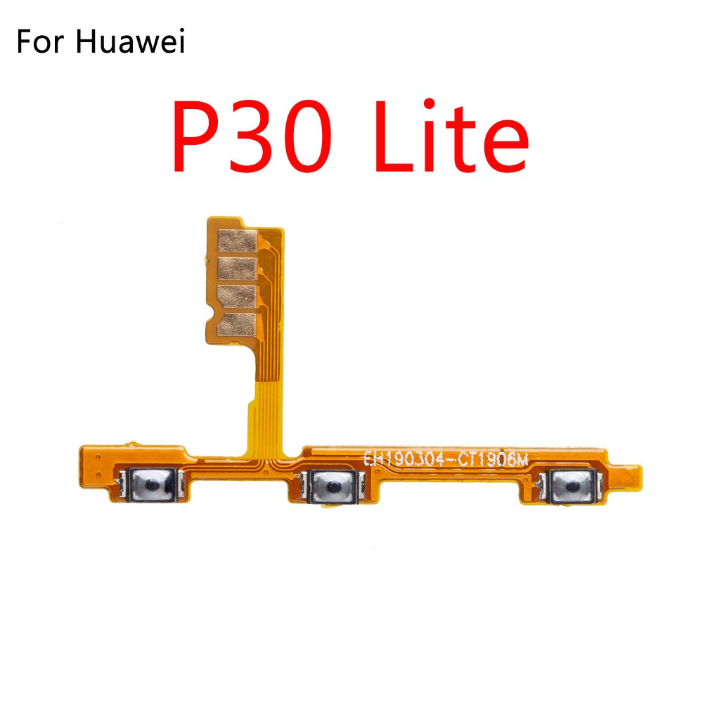 Power ON OFF Button For HuaWei P30 P20 Pro P10 P9 Plus Lite P Smart Silent Volume Button Ribbon Flex Cable: For P30 Lite