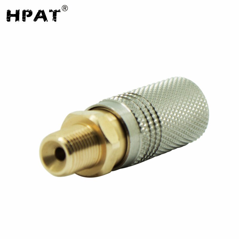 HPAT-acoplador rápido de enchufe 1/8NPT 1/8BSPP M10 * 1 rosca, estándar US C02 HPA, 2 unids/lote E