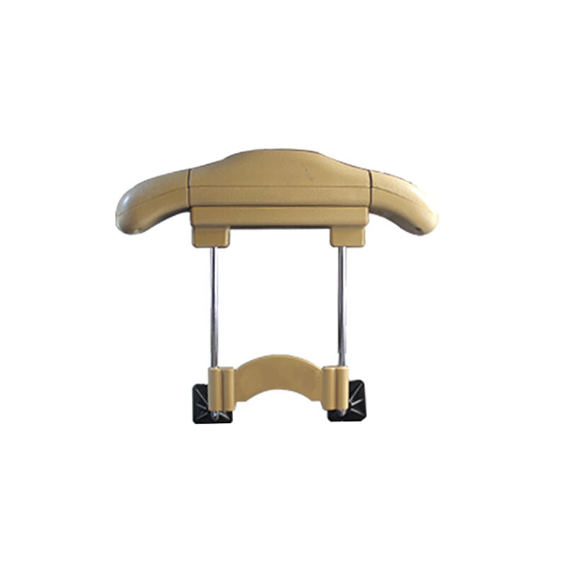 Siège de voiture manteau cintre porte-costume organisateur Auto intérieur accessoire approvisionnement voiture portemanteau télescopique gain de place Durable: beige
