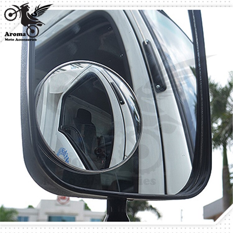 Espelhos retrovisores para moto, 3 tamanhos, unviersal, acessório para moto, amplo campo, espelho convexo, espelhos adicionais para carro, retrovisor para motocicleta