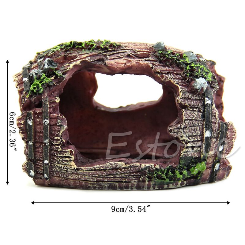Ornement pour Aquarium, rocaille, tanière, grotte, paysage de montagne