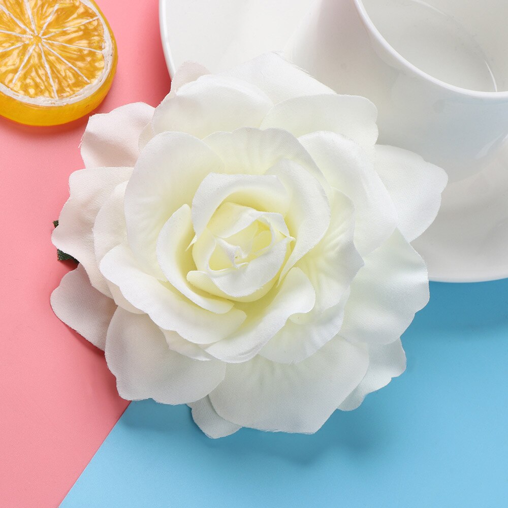1 PC Chic Bridal Rose Flower Hairpin Wedding Bridesmaid Brooch Party Hair Clip Barrettes Accessories bijoux femme
