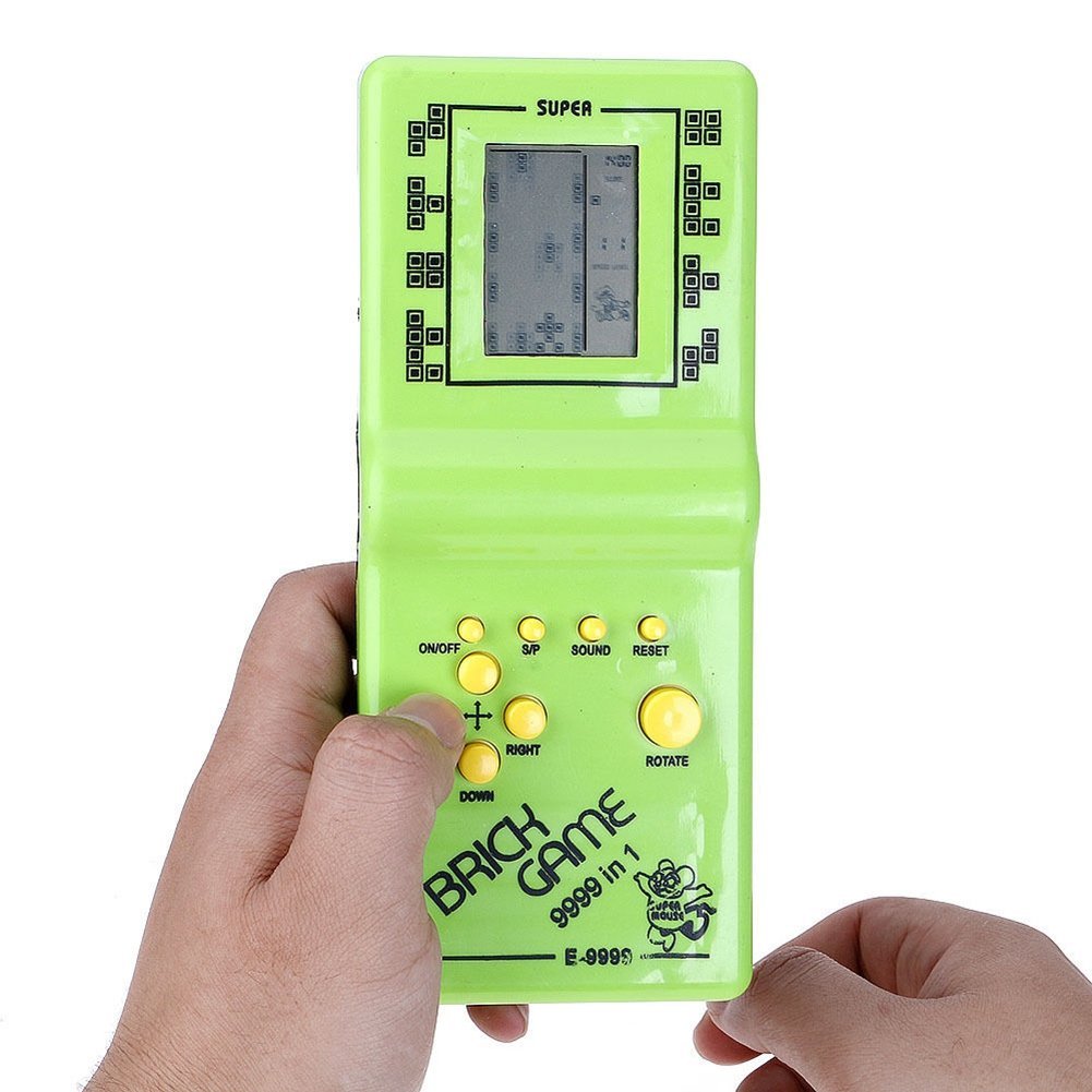 Plastic Tetris Hand Held Game Speler Lcd Elektronische Game Speelgoed Pocket Game Console Classic Childhood Voor Handheld Gaming