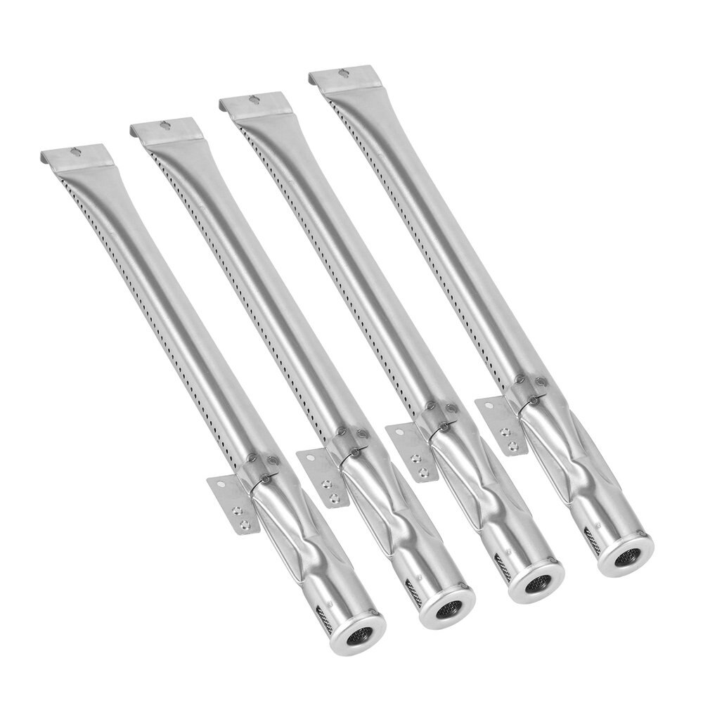 4PCS Stainless Steel Burner Replace Parts Porcelain Steel Heat Plate Replacement For Gas Grill Master
