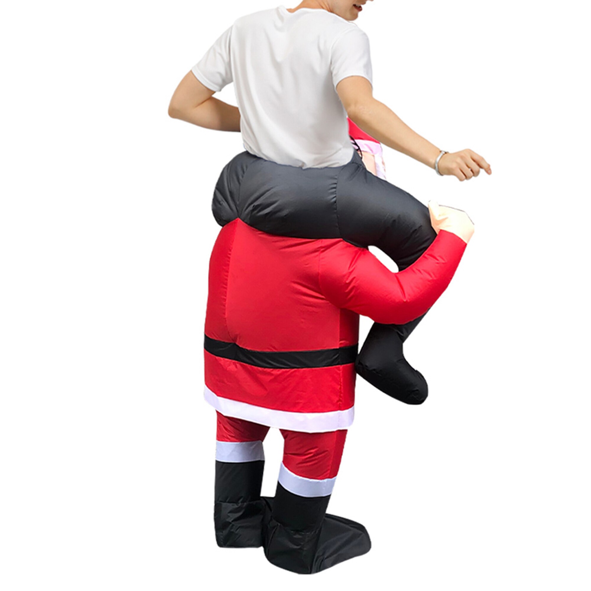 Brand Santa Claus Inflatable Suit Riding Style Supplies Adults Children Annual Performance Costume