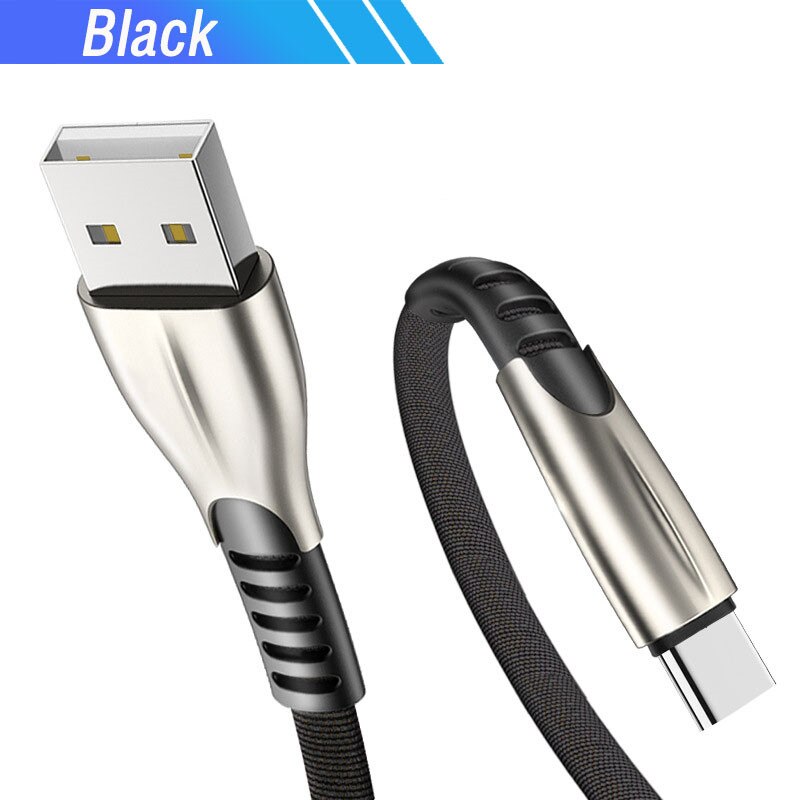 USB Type C Snel Opladen Kabel Voor huawei p30 P20 mate 30 Samsung Galaxy S10 A50 A80 Note 10 Plus 3m 2m Usb Kabel Type C Cabo Usb-c: Black Type C Cable / 100cm cable only