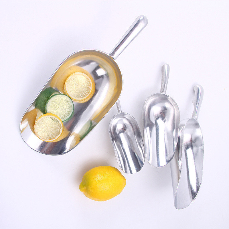 Cuillère en Aluminium pour grains de bonbons, café, haricots, glace, sucre, farine, outils de cuisine à domicile de Bar de mariage, 1 pièce,