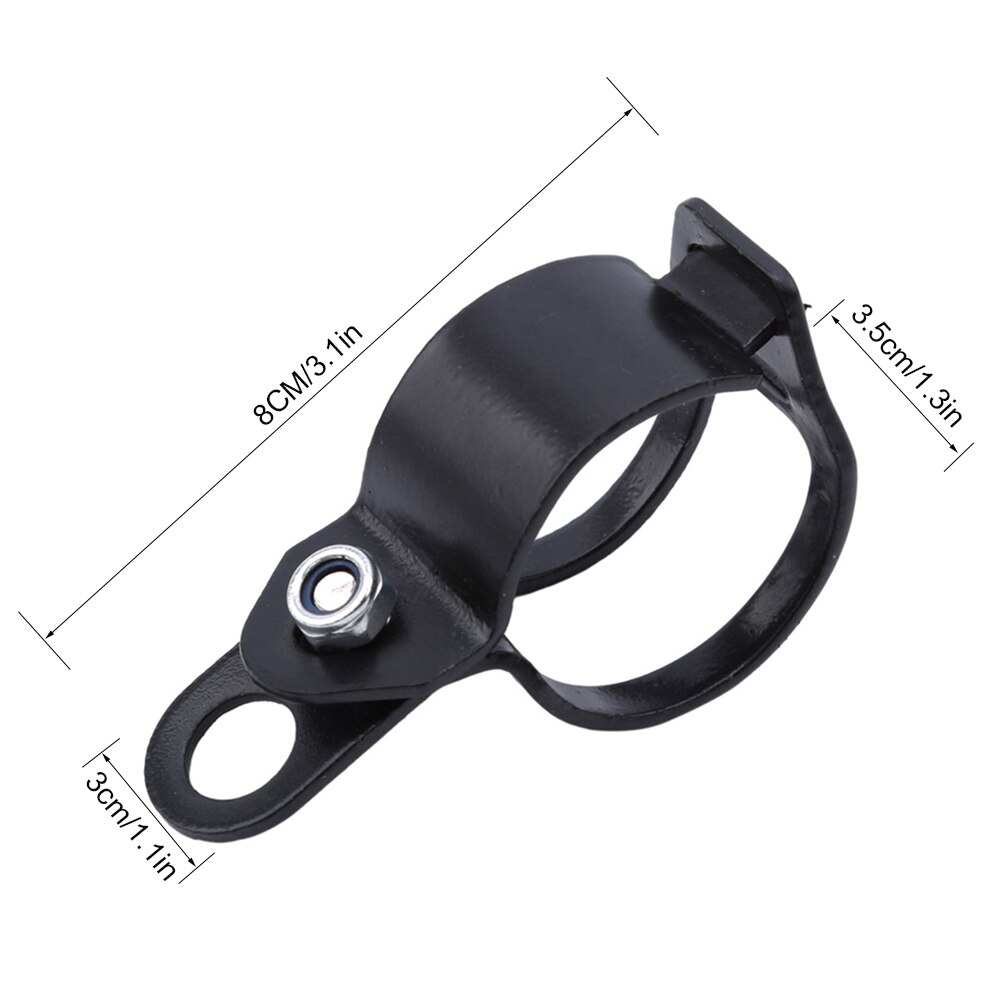 2pcs/set Motorcycle Mount Turn Signal Bracket Flasher Bracket Flashing Indicator Bracket Fork Mounting Clips for ATV/Motorcycle