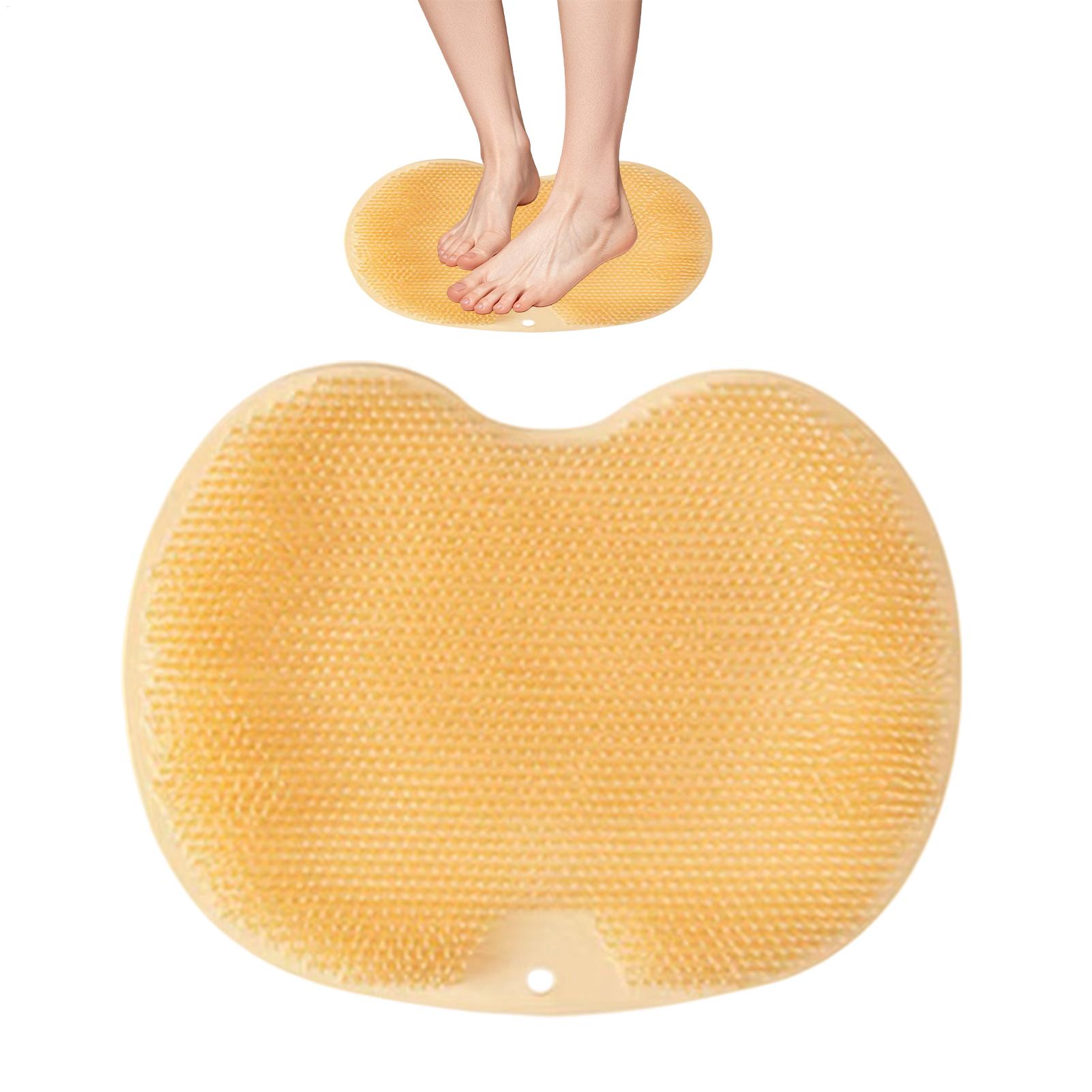 Silikon Wäscher Fußbürste Körperreiniger Silikonschwamm Schlecht Massagematte Dusche Rückenbürste Wandmontierte Fußwaschmatte