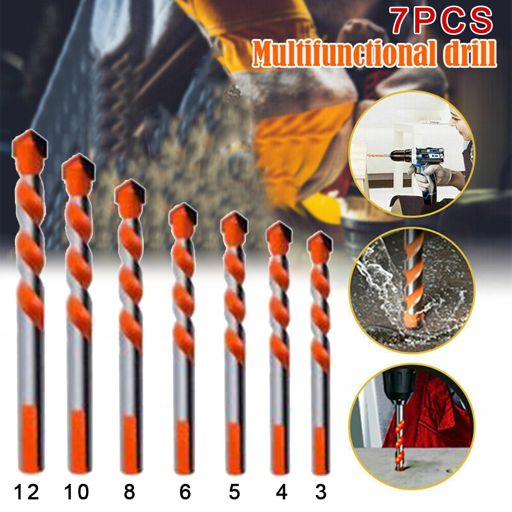 Construction Drill Bit Multi-functional Bits Set For Tile Glass Ceramic Marble