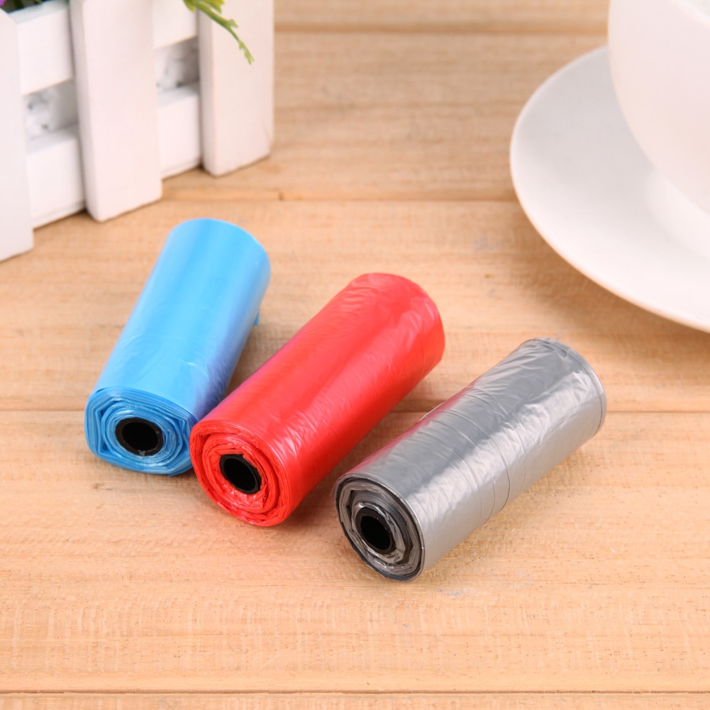 6pcs Pet Dog Poop Bags Clean Up Garbage Bags Pets Dog Outdoor Waste Poop Bags