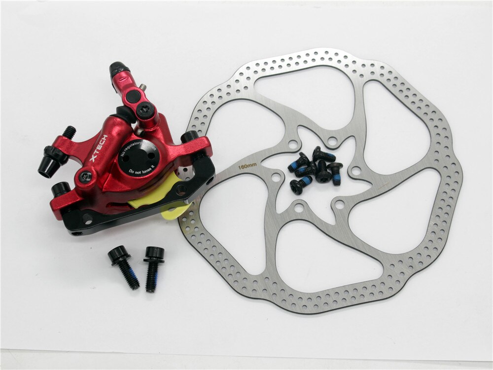 Zoom HB-100 Fiets Rem Mtb HB100 Fiets Remmen Remklauw W Rotors Fiets Onderdelen Hydraulische Zuiger: Red Front HS1