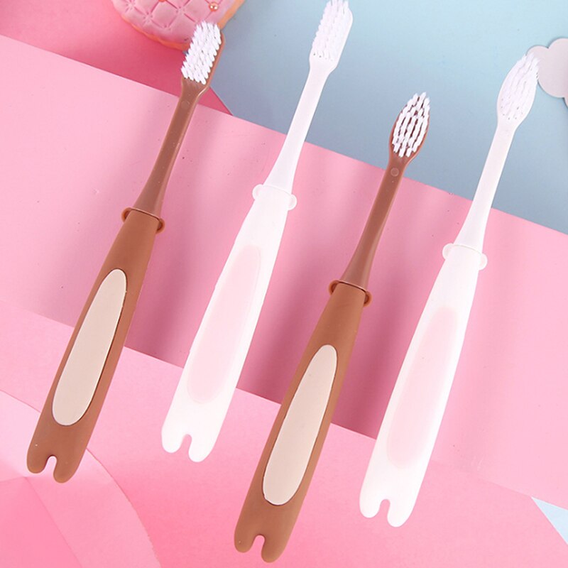 Baby Dental Care Tandenborstel Baby Leuke Zachte Siliconen Tandenborstel Voor Kinderen Tanden Cartoon Training Tandenborstels