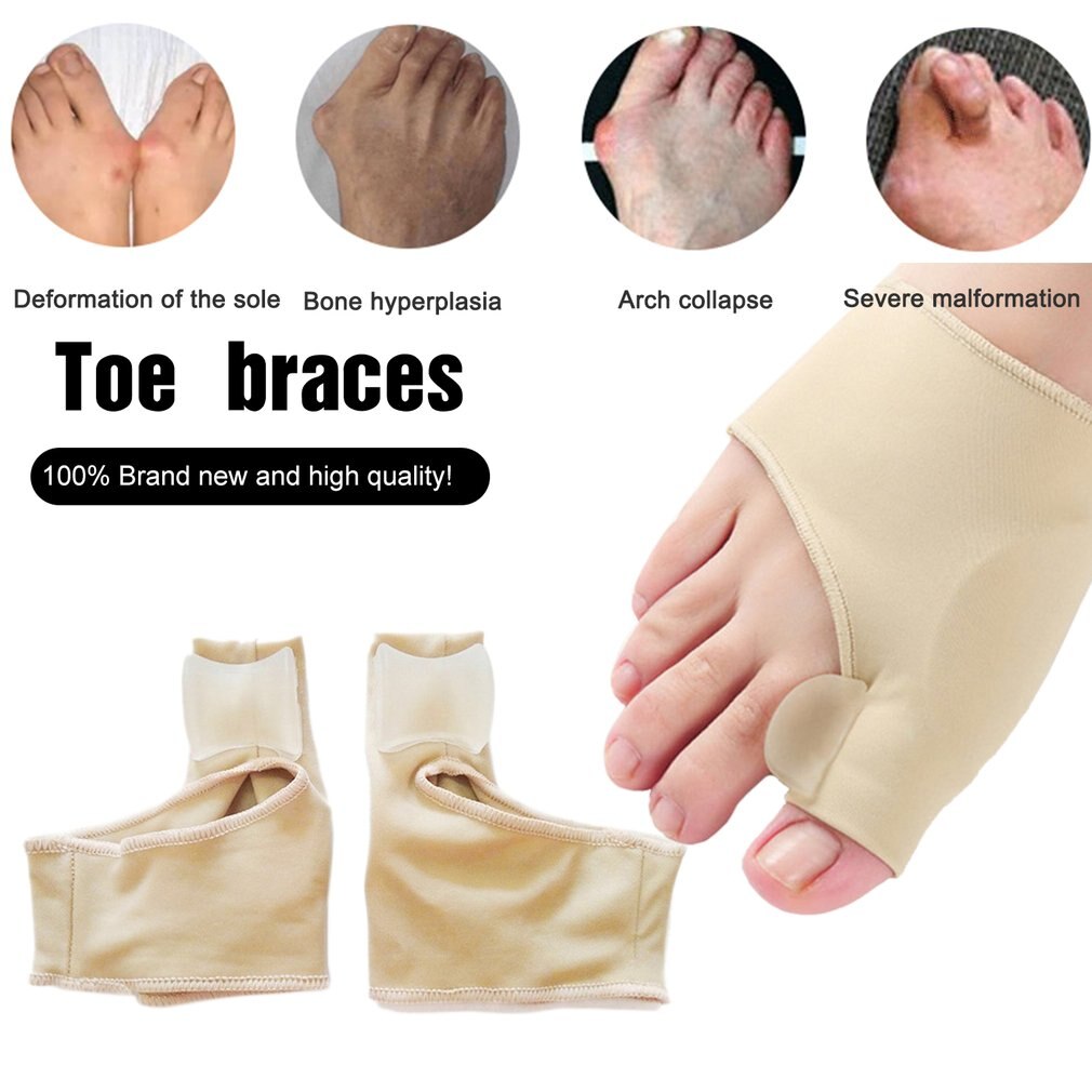 1 Paar Zachte Bunion Protector Toe Straightener Siliconen Teen Separator Corrector Duim Voeten Zorg Richter Hallux Valgus