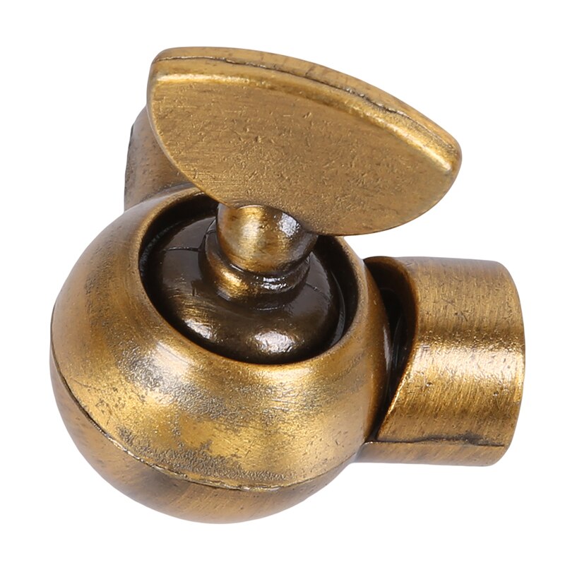 Conector de dos vías de aleación dorada Junta de Dirección Universal de doble paso adecuado para accesorios de lámpara de pared Retro