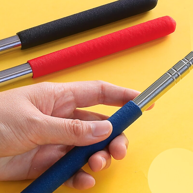 1pcs Whiteboard Pen 1M Retractable Touch Teacher Pointer Torch Teaching Stick Guide Flagpole Office