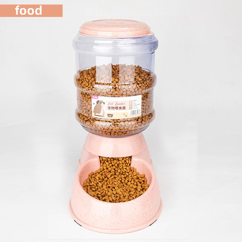 Cuencos alimentadores para mascotas de gran capacidad, cuenco de comida para perros pequeños, dispensador automático de agua, cuencos para gatos, cuencos de alimentación para mascotas, cuenco de agua para beber: Azul