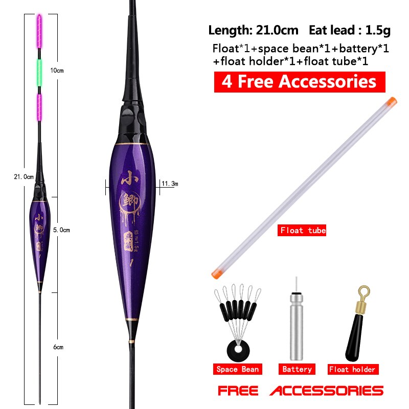 Composite Nano Fishing Floats Shallow Water Buoy Lake River Bobber Vertical Soft Tail Buoy Fishing Tools Tackle Accessories: XJ 21CM 1piece
