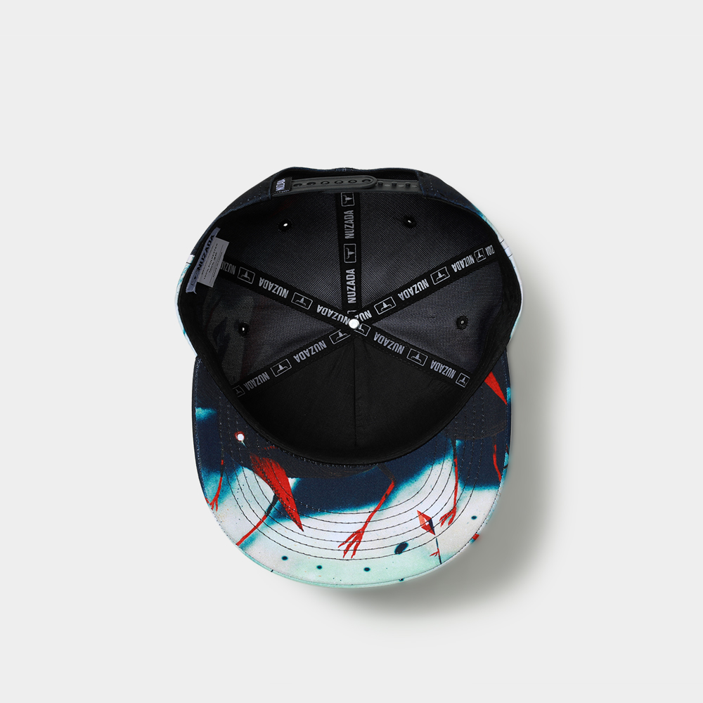 NUZADA Exclusieve 3D Printing Hip Hop Cap Voor Mannen Vrouwen Neutraal Paar Originele Punk Art Patroon caps