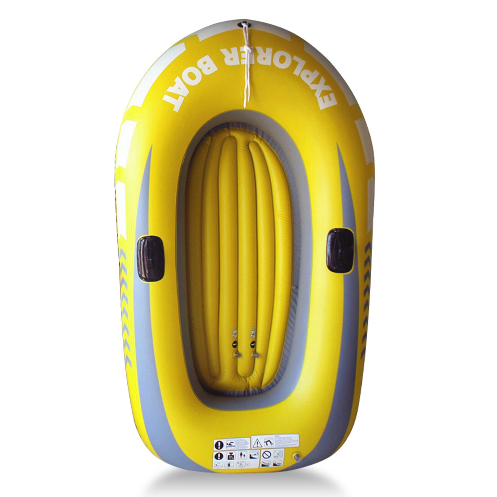 Professionele Pvc Kajak Kano Waterdicht Kajak Boot Kano Opslag Transport Stof Opblaasbare Boot Zwembad Vissersboot Rubber Boot: Yellow 2 person boat