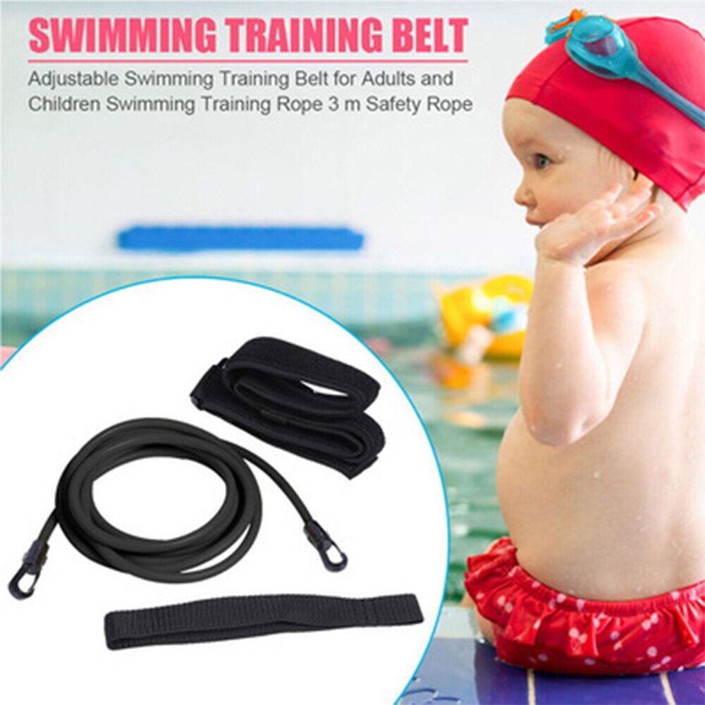 2M/3M/4M Regolabile Swim Training di Resistenza Elastico Corda di Sicurezza Cintura di Nuoto Ginnico Tubi In Lattice resistenza Cintura