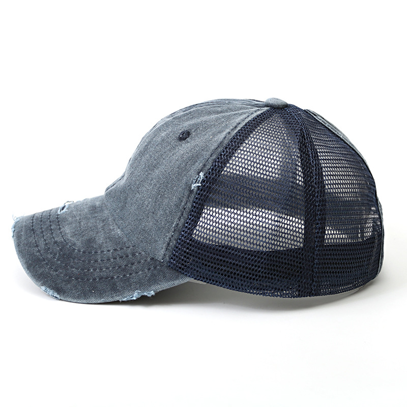 Paardenstaart Baseball Cap Vrouwen Mode Mesh Cap Snapback Zomer Vrouwen Hoed Wassen Hoeden Casual Sport Caps Verstelbare Outdoor