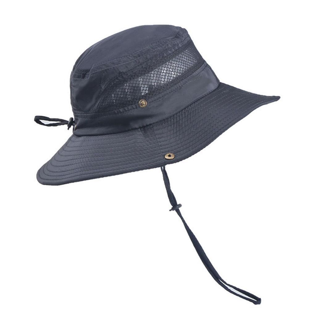 Sunshade Hat Baseball Cap Apparel Sun Visors 4 Color Cotton Cooling Cap: Black