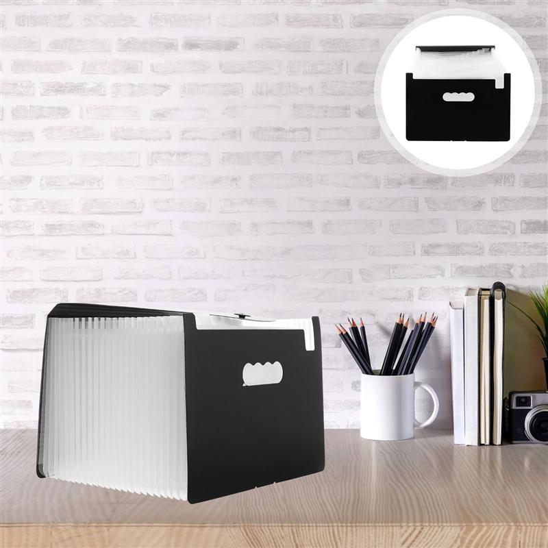 1Pc 24-Schicht Dokument Ordner Büro Datei Ordner Multi-Funktion Datei Veranstalter