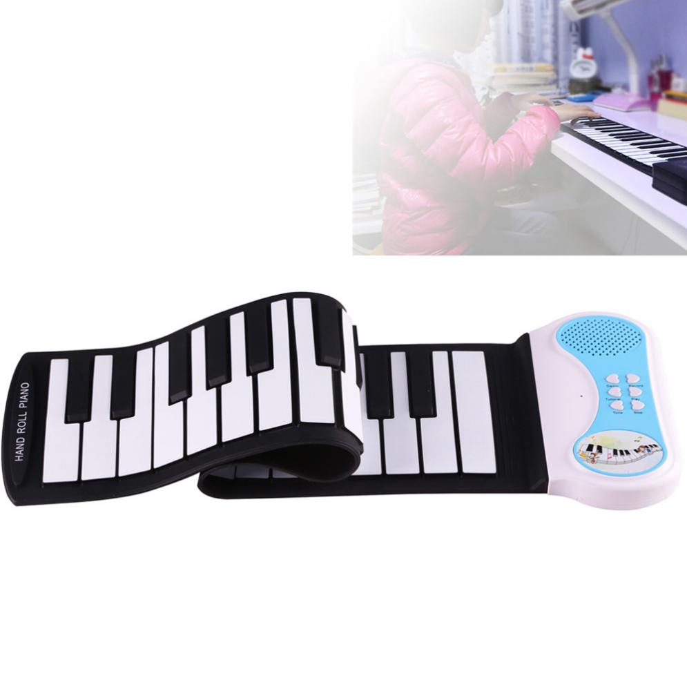 Silizium flexibel Hand rollen hoch Klavier Elektronische Tastatur AufkläSprosse für freundlicher Studenten Musik Leistung und Ausbildung
