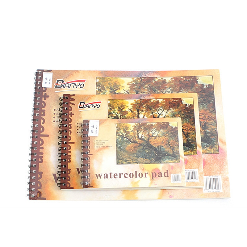 180G/M2 Professionele Aquarel Papier A3/A5 100% Katoen Handgeschilderde Water Kleur Schilderen Boek Kantoor kunst School Supplies