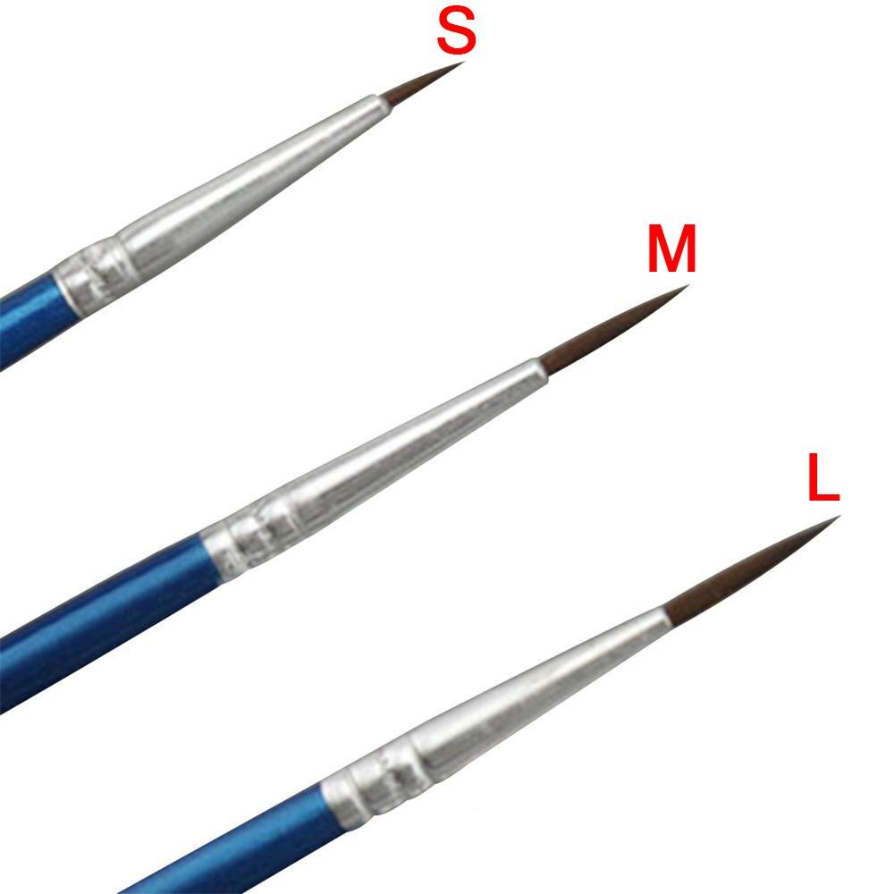 10Pcs/Lot Pastry Line Drawing Pen Baking Tools Nylon Fiber Line Drawing Pen Wooden Handle Chocolate Fondant Cake Decorating