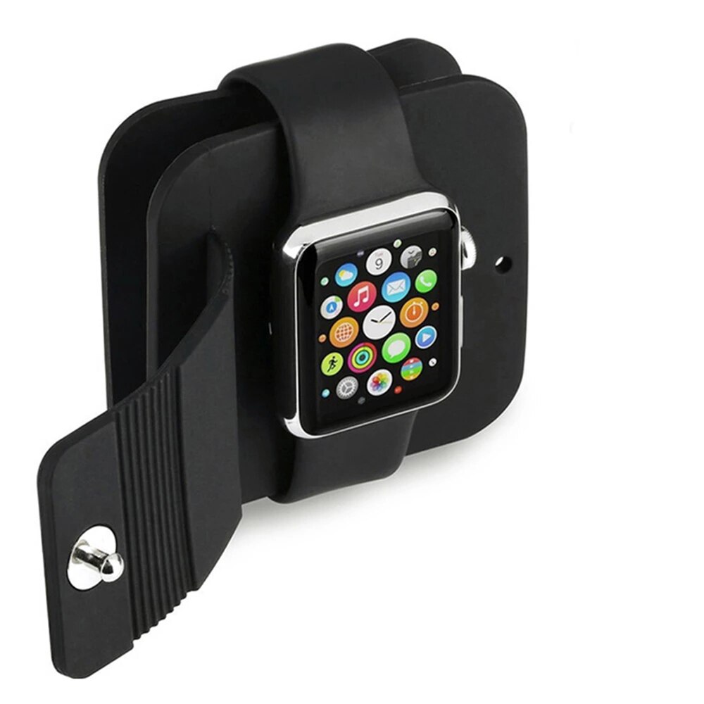 For Apple Watch Box Base for apple Watch 4 Silicone Charging Cable Winder Stand Dock Cable Holder Wallet for iwatch 38MM 42MM