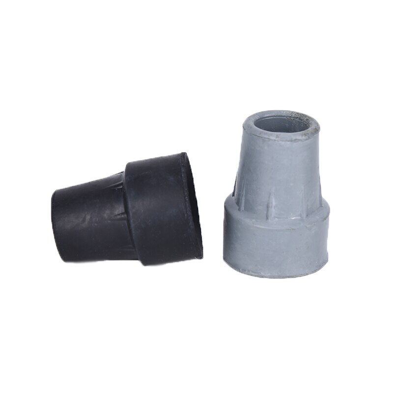 5 uds. De extremos de goma para bastón, punta de bastón, almohadilla para muletas de goma, virola de Metal pesado, parte inferior de 19mm, accesorios para bastón