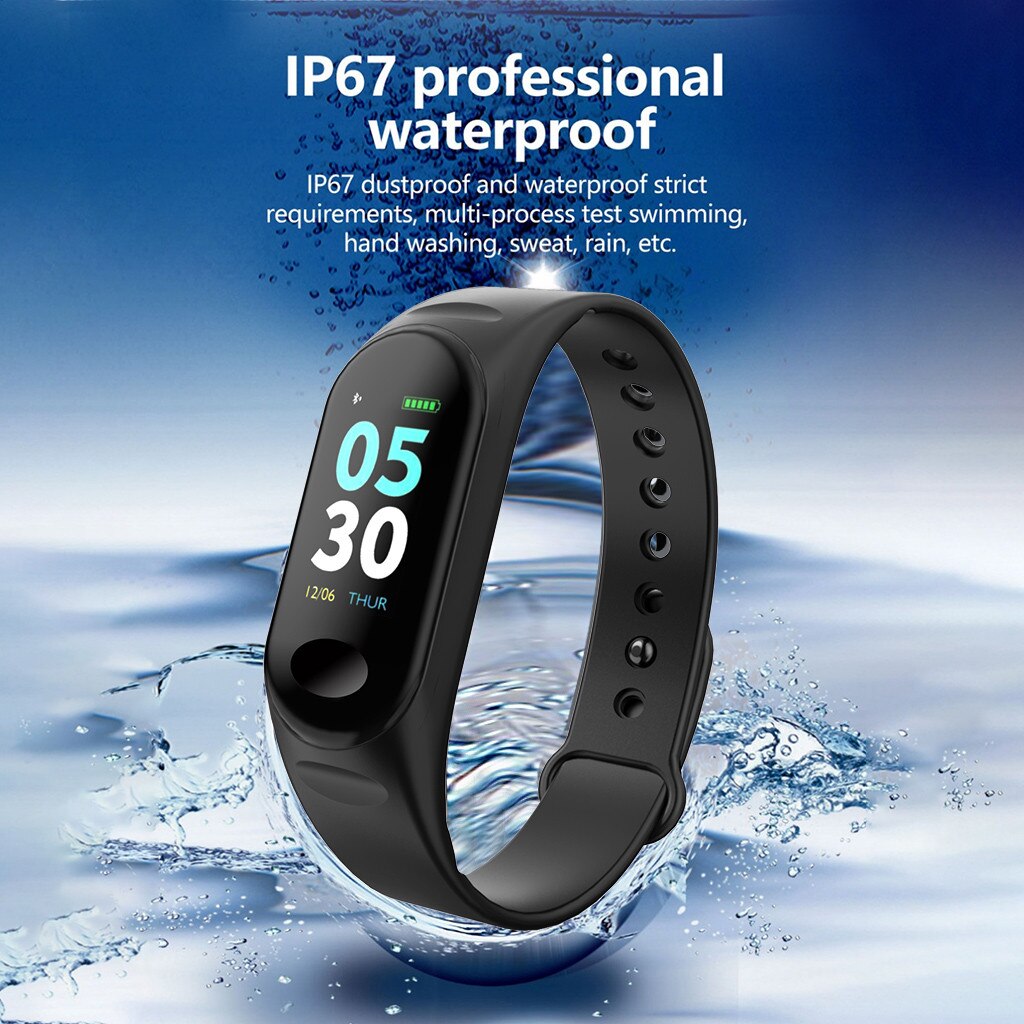 Pedometer 0.96inch Practical And Convenient Color Screen Heart Rate Blood Pressure Sleep Monitoring Smart Watch Band Smart