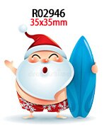 30pcs/lot Christmas Printed Resin Flatback DIY Decoration Crafts Accessories R0292 R0293 R0294: R02946